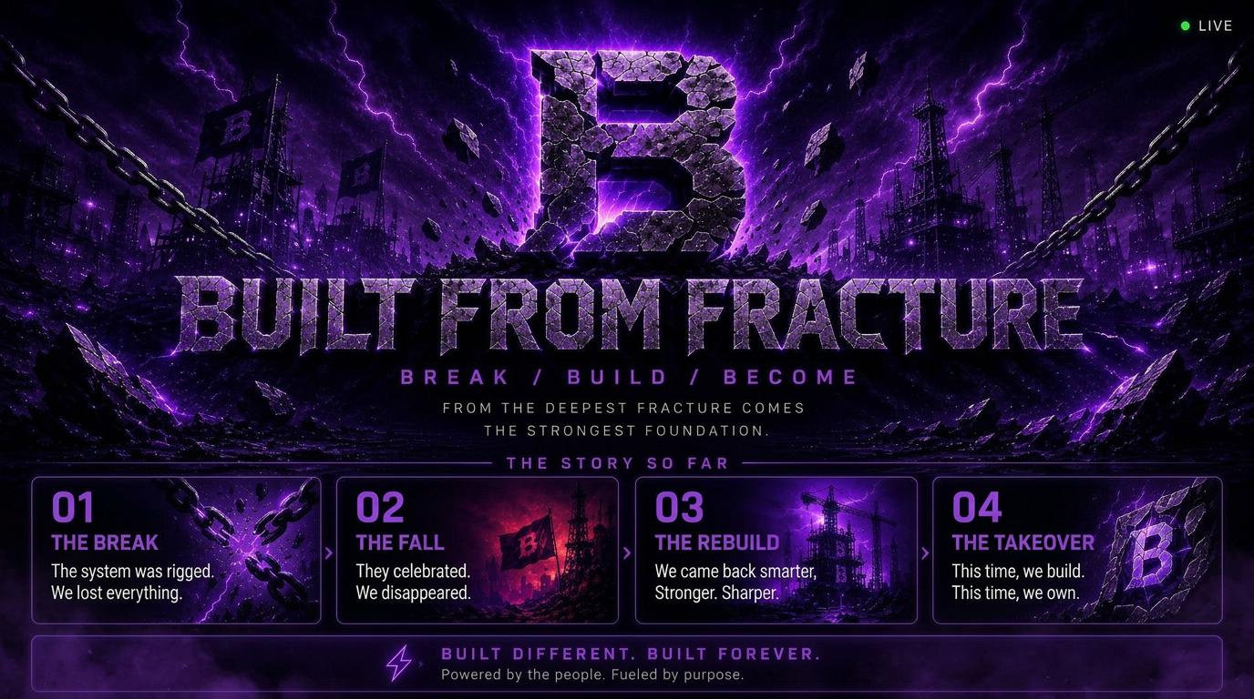 Built From Fracture — break, build, become