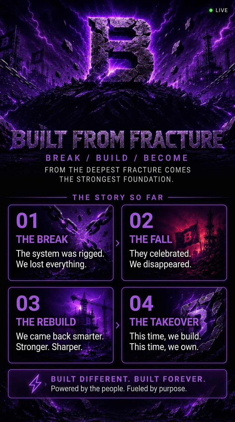 Built From Fracture — break, build, become
